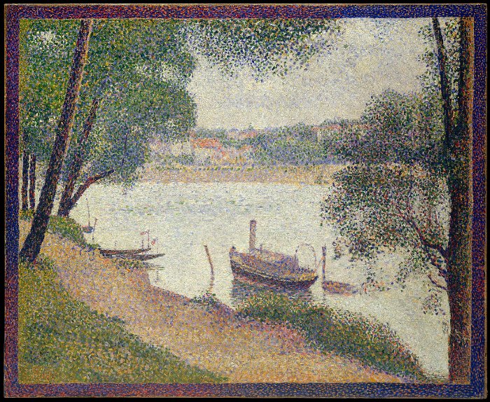 Conescu Ioana - George Seurat - Gray Weather, Grande Jatte